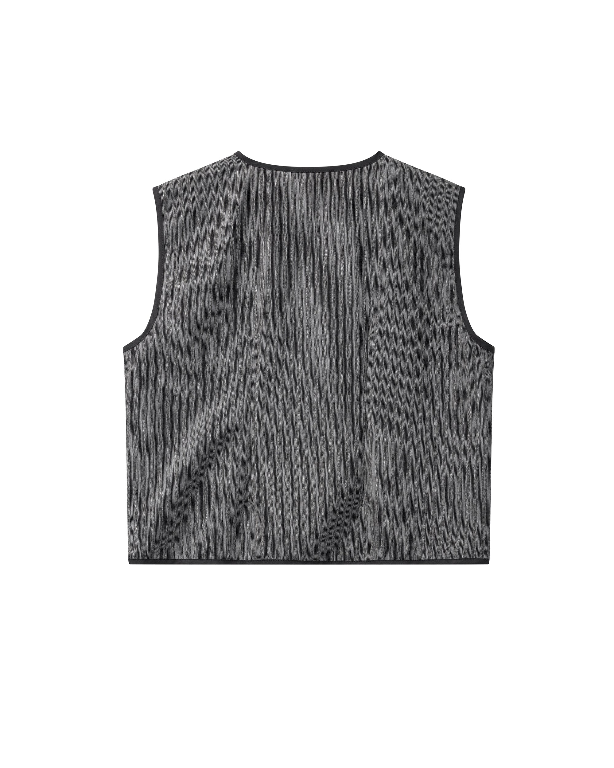 Jane Vest - Vintage Stripe Wool