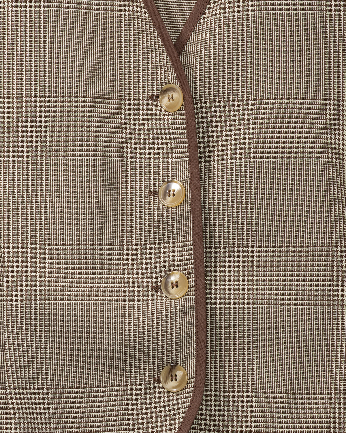 Jane Vest - Prince of Wales Wool