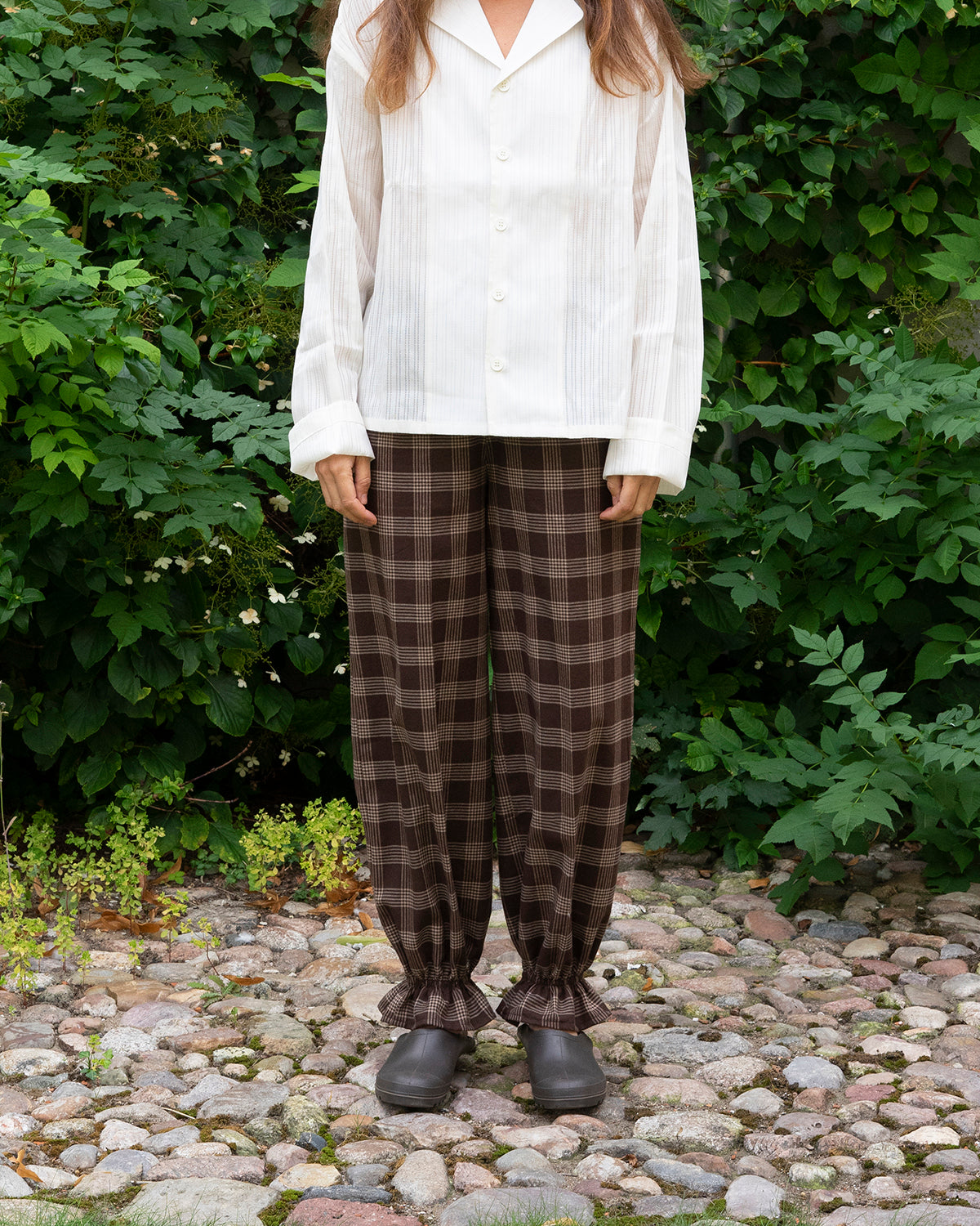 Nina pants - Brown Check