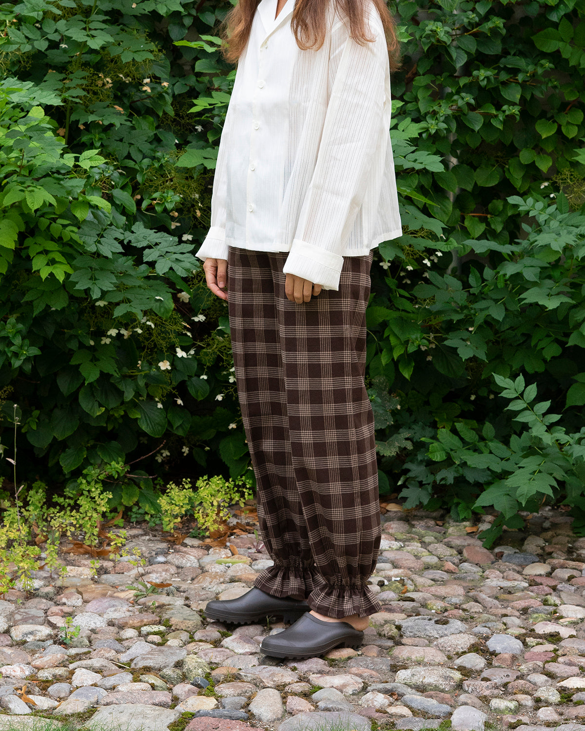 Nina pants - Brown Check