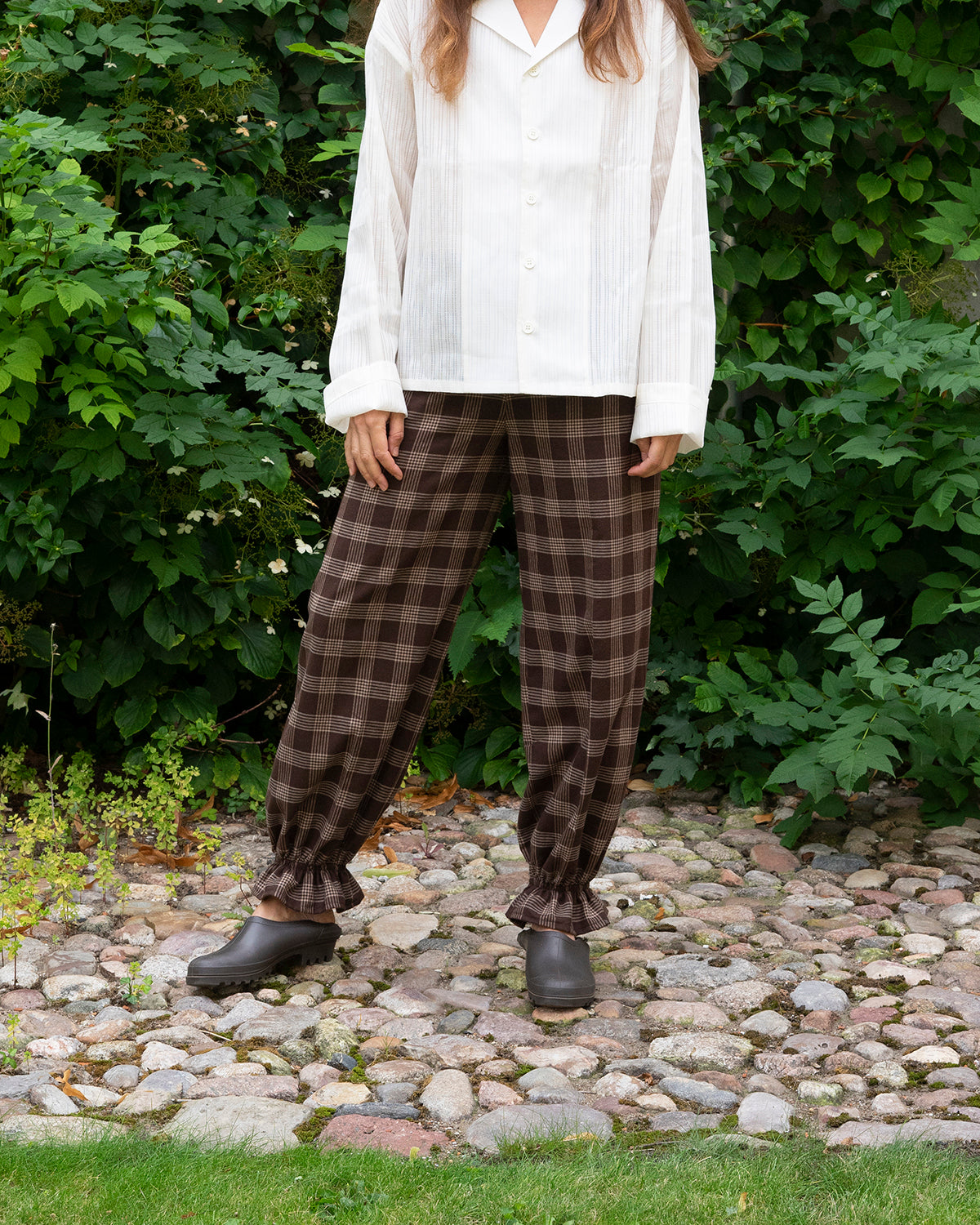 Nina pants - Brown Check