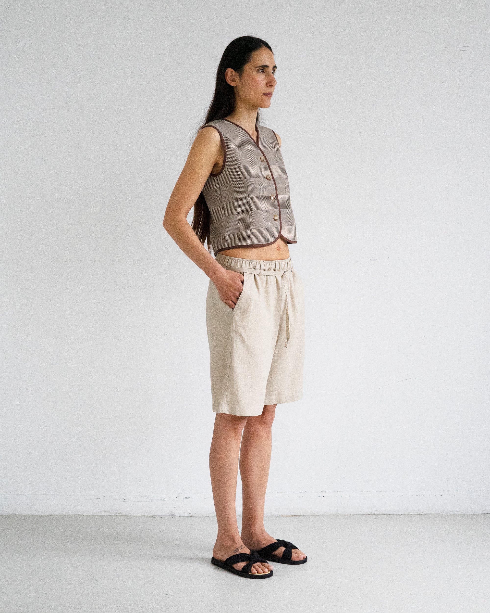 Ingrid Shorts - Sandstone