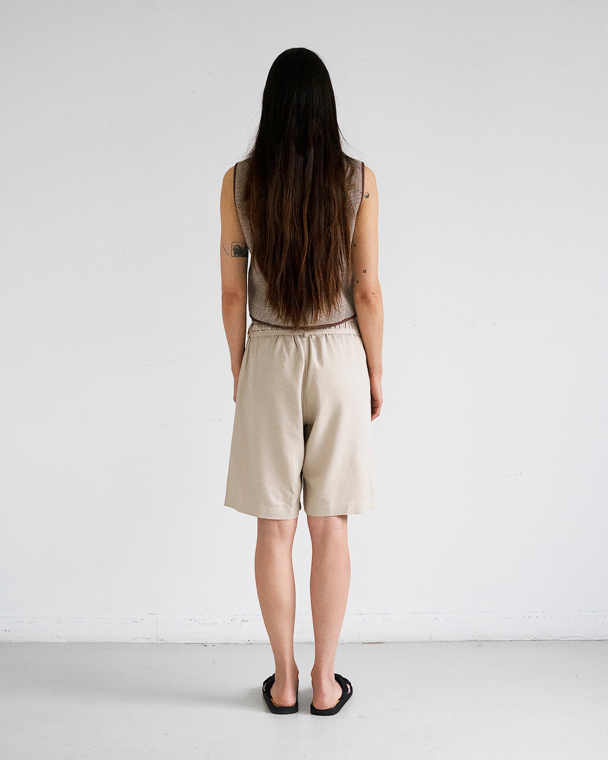 Ingrid Shorts - Sandstone
