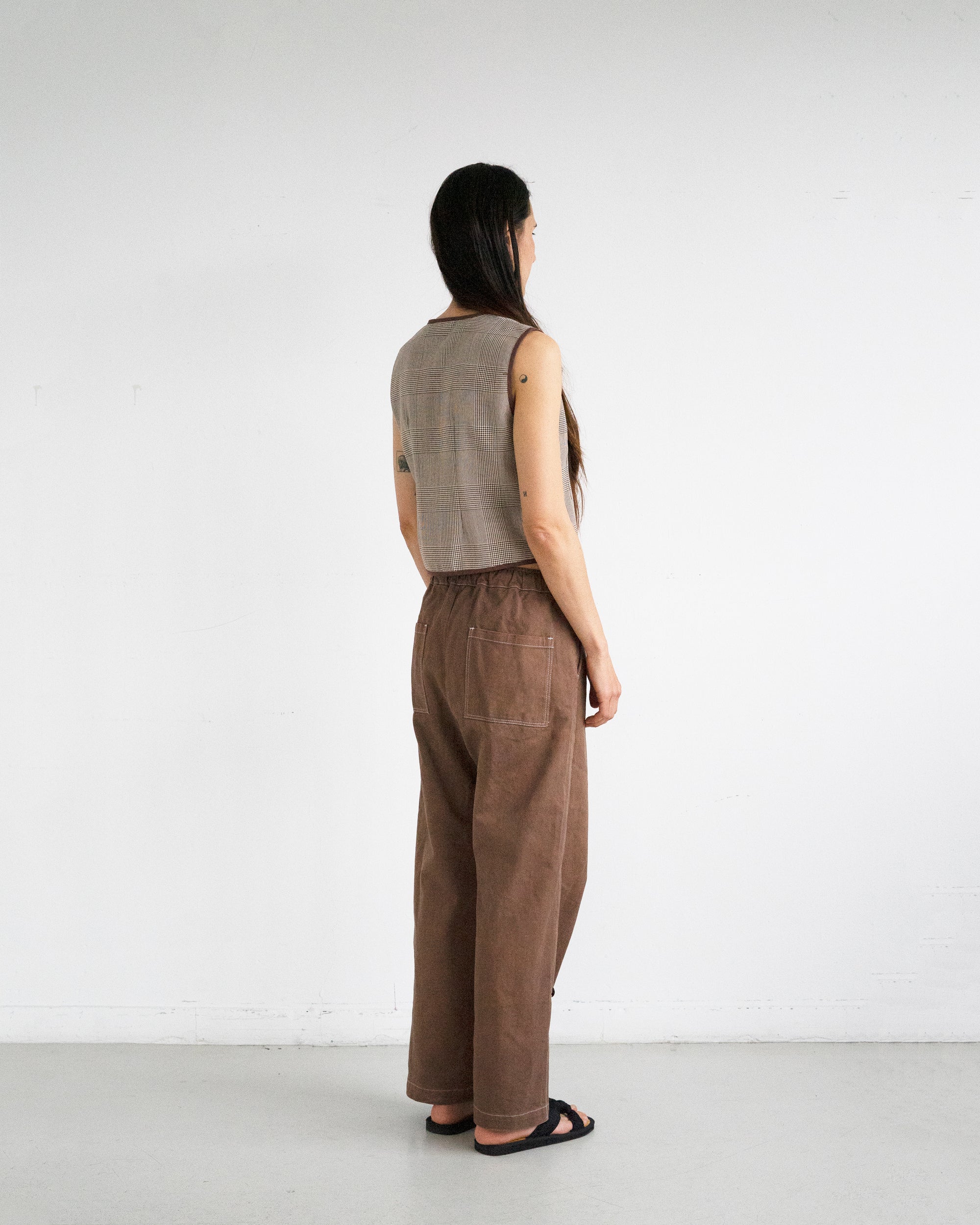 Jane Vest - Prince of Wales Wool