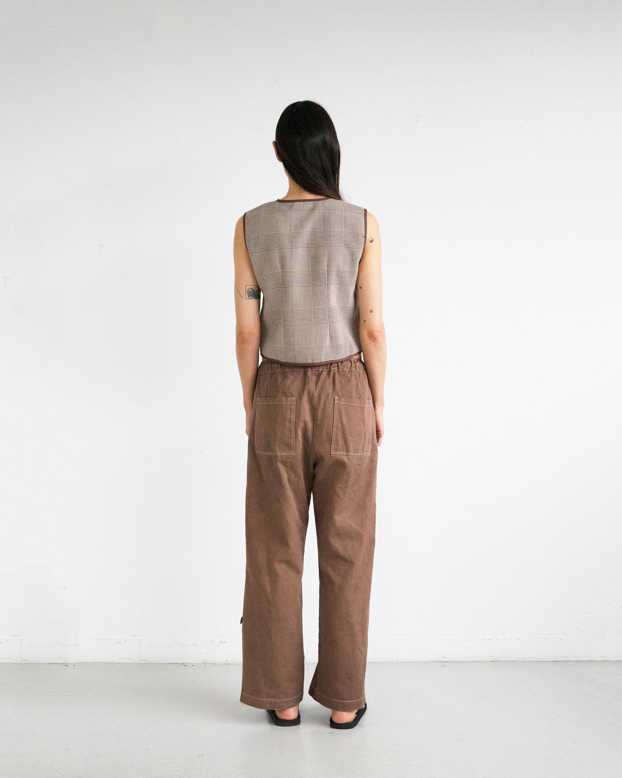 Jane Vest - Prince of Wales Wool