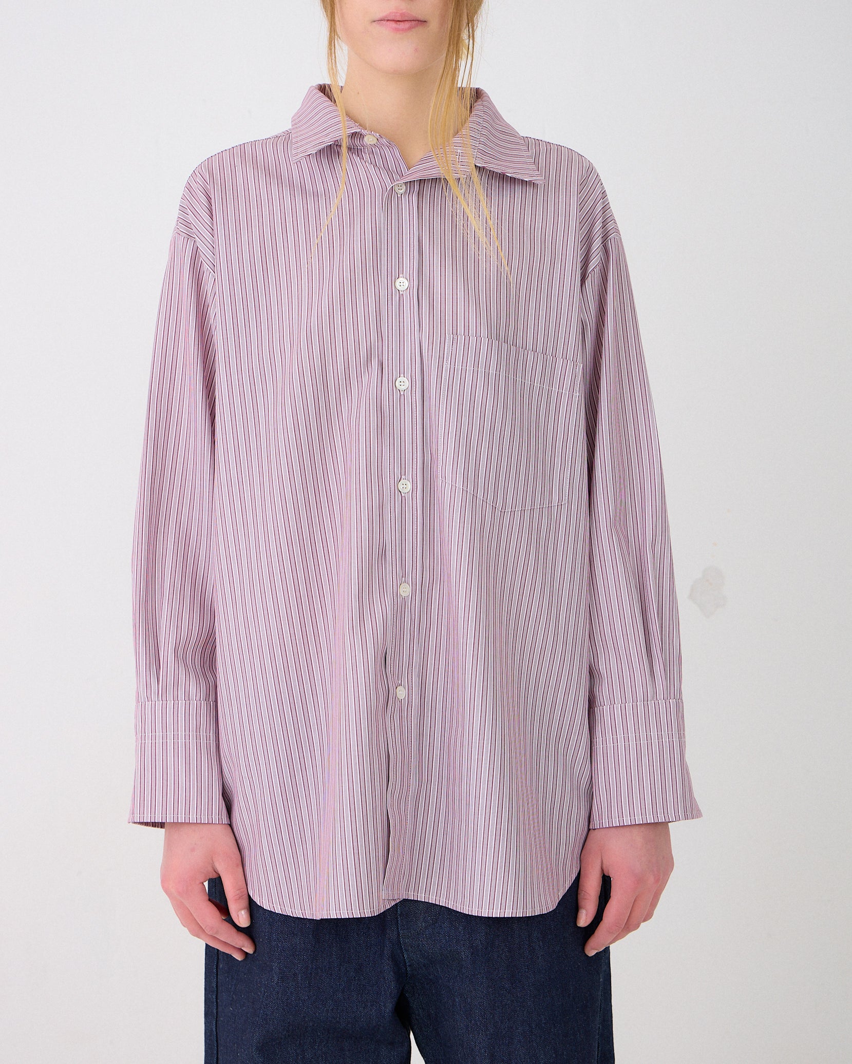 Margit shirt - Red stripe
