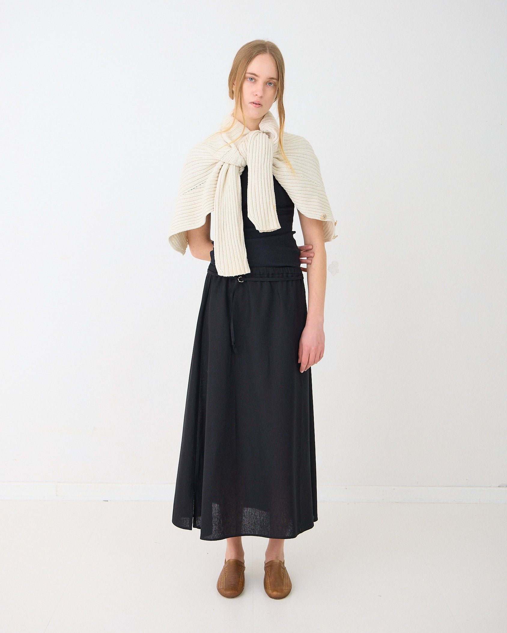 Helen Skirt - Muted Black