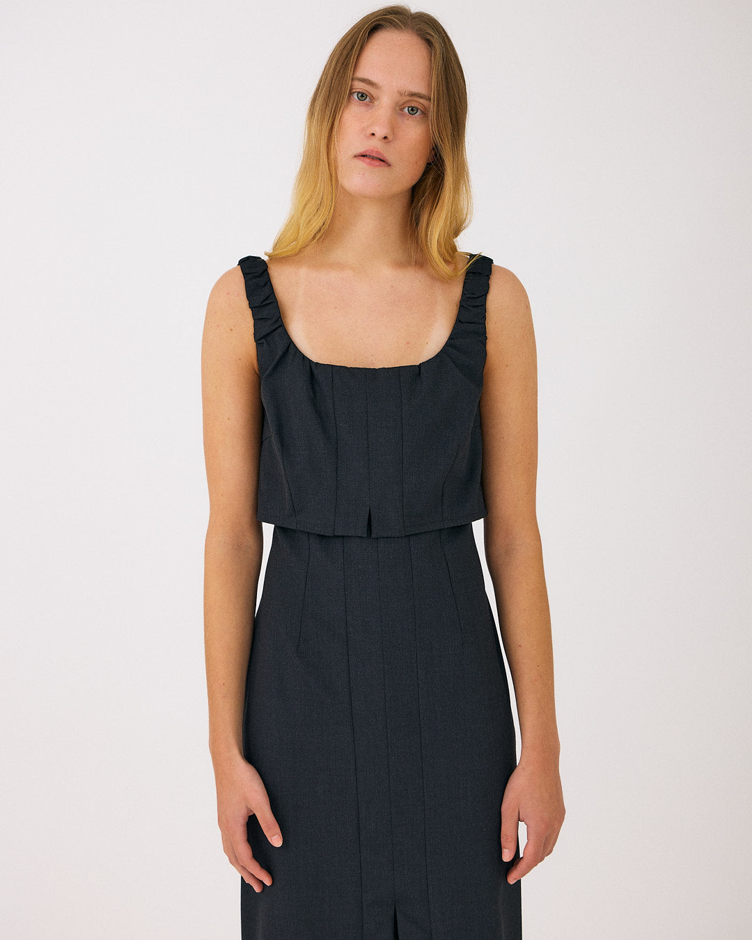 Anne Dress - Charcoal