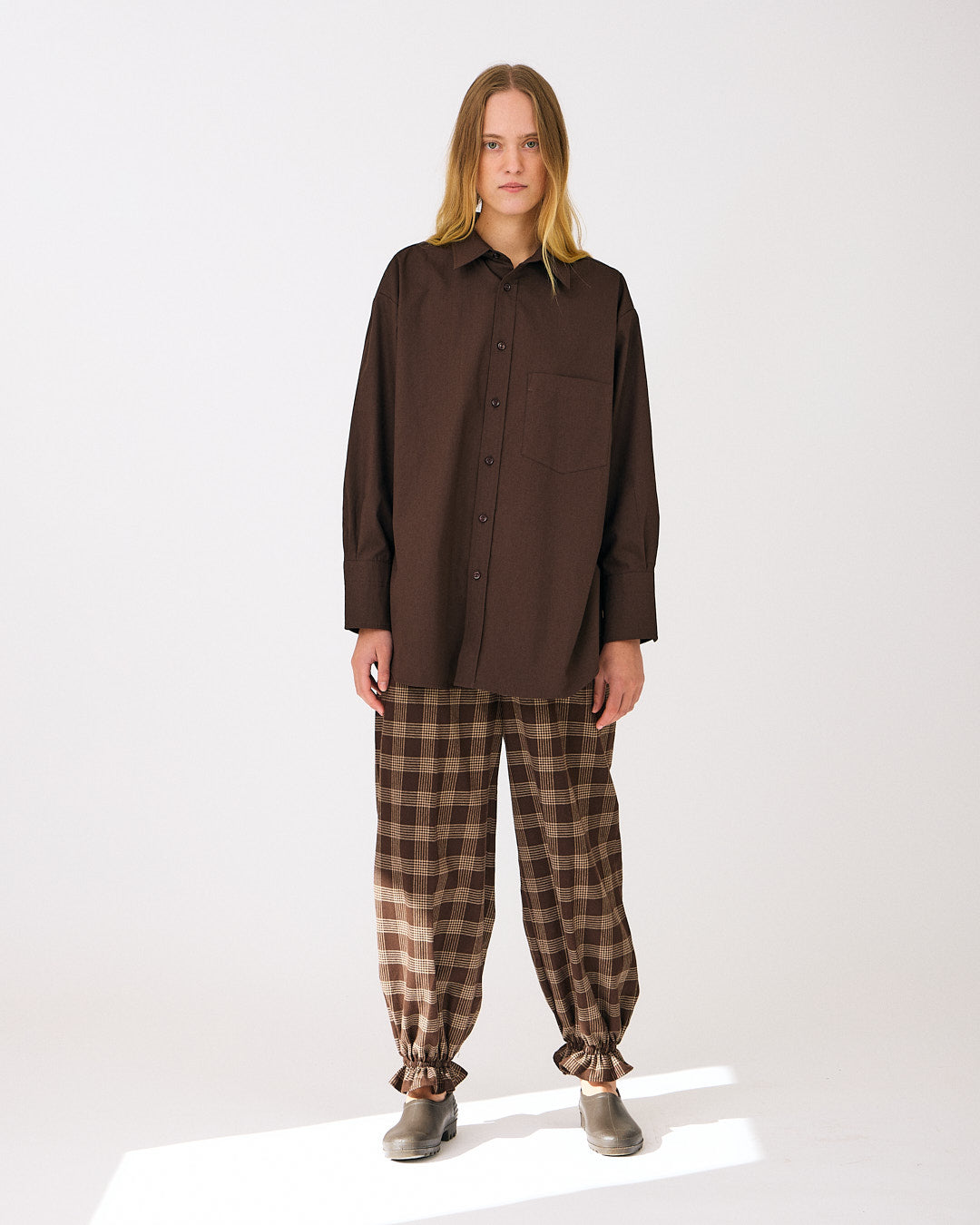 Nina pants - Brown Check