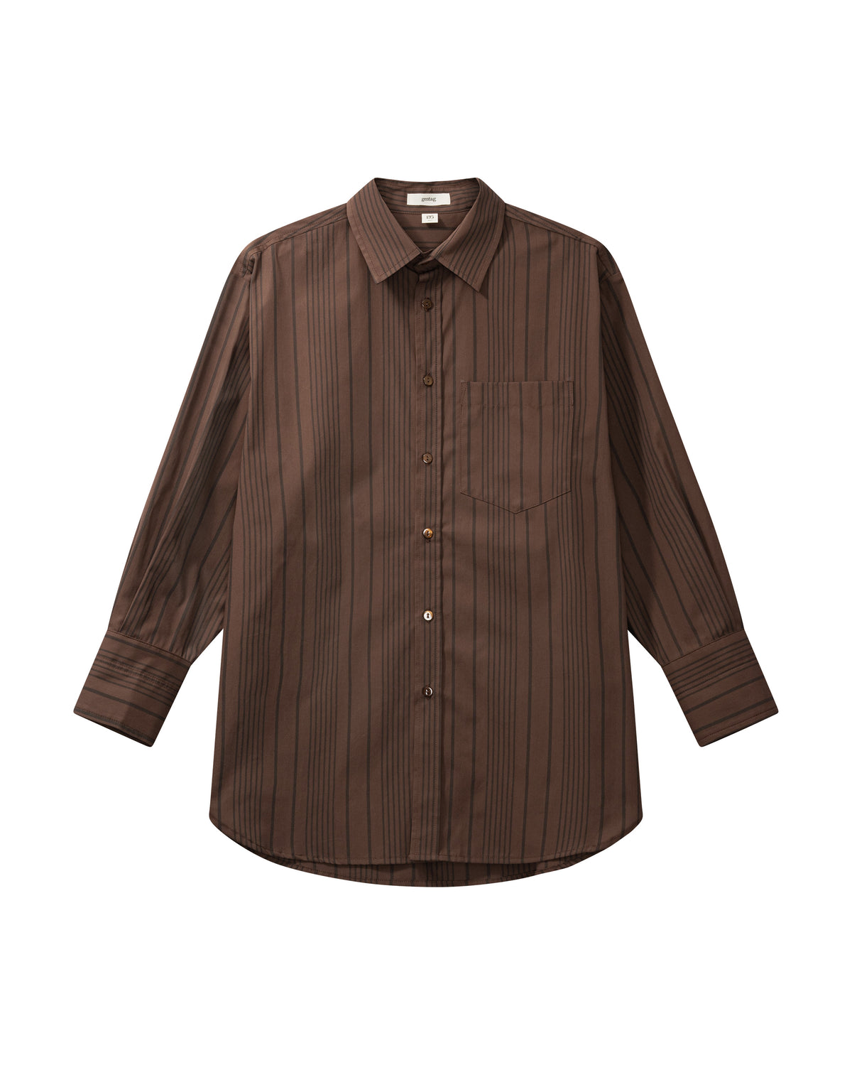 Margit shirt - Chestnut Stripe
